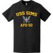 USS Sims (APD-50) T-Shirt Tactically Acquired   