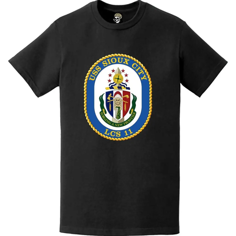 USS Sioux City (LCS-11) Ship's Crest Logo Emblem T-Shirt