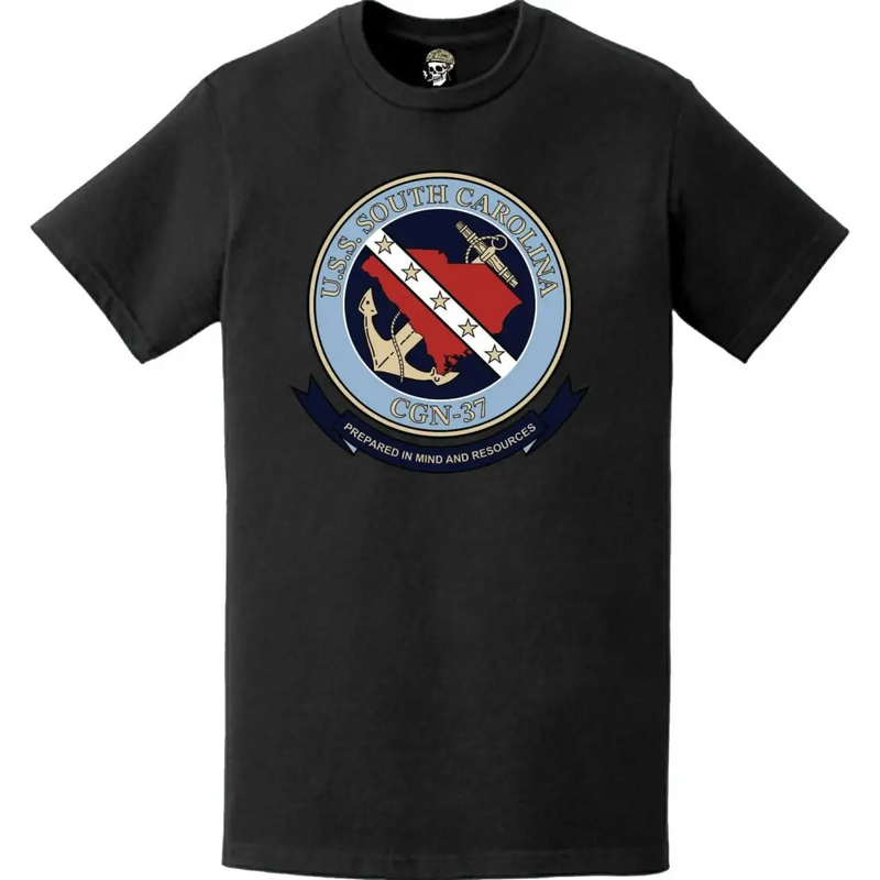 USS South Carolina (CGN-37) Ship's Crest Logo T-Shirt