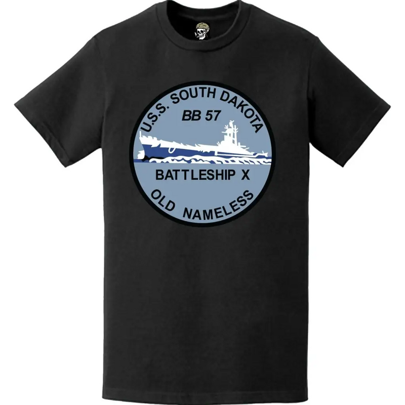 USS South Dakota (BB-57) Battleship Logo Emblem T-Shirt