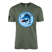USS Spikefish (SS-404) Tench-Class Submarine T-Shirt - Military Green