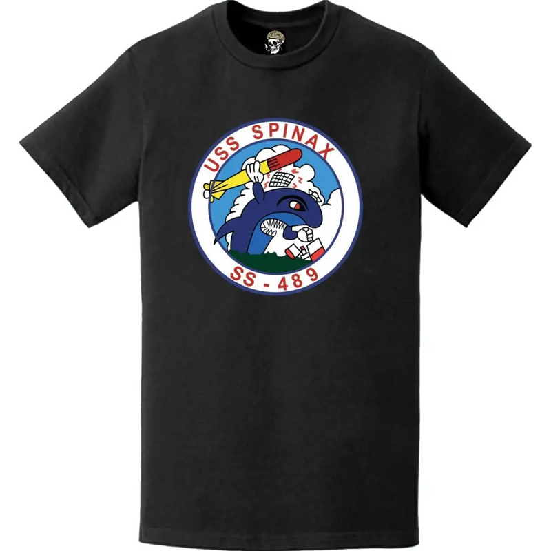 USS Spinax (SS-489) Submarine Logo Emblem Crest T-Shirt