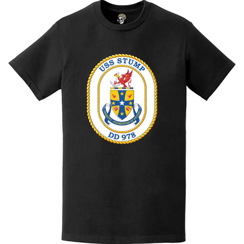 USS Stump (DD-978) Ship's Crest Logo T-Shirt