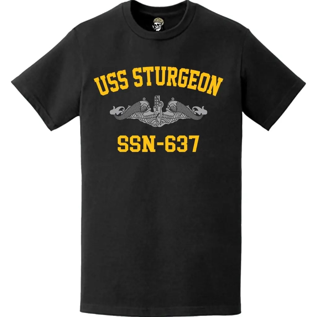 USS Sturgeon (SSN-637) Submarine T-Shirt Tactically Acquired   