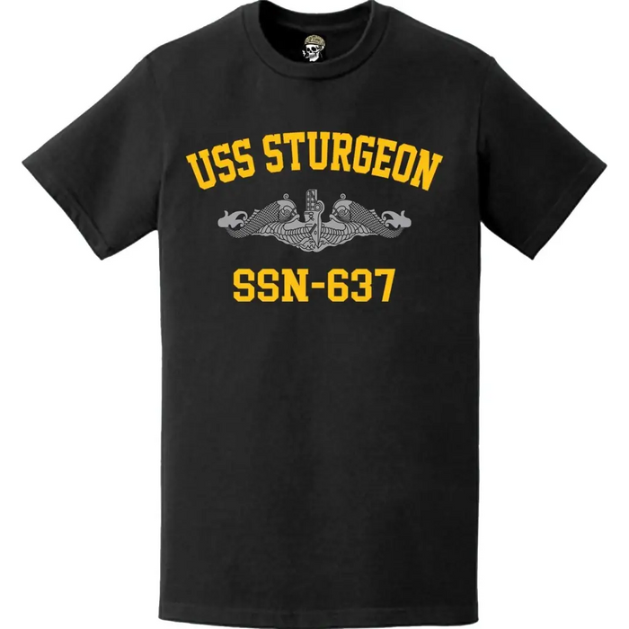 USS Sturgeon (SSN-637) Submarine T-Shirt Tactically Acquired   