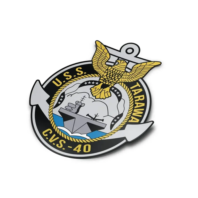 USS Tarawa (CVS-40) Die-Cut Vinyl Sticker Decal