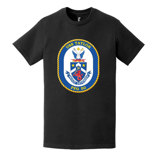 USS Taylor (FFG-50) Logo Emblem T-Shirt Tactically Acquired   