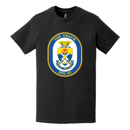 USS Thach (FFG-43) Logo Emblem T-Shirt Tactically Acquired   