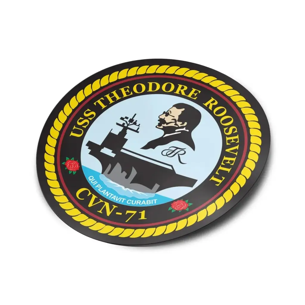 USS Theodore Roosevelt (CVN-71) Die-Cut Vinyl Sticker Decal Tactically Acquired   