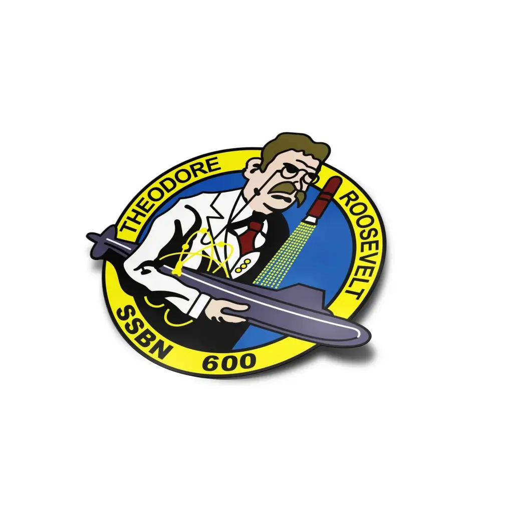 USS Theodore Roosevelt (SSBN-600) Die-Cut Vinyl Sticker Decal Tactically Acquired   