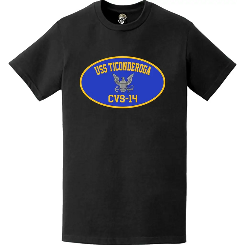 USS Ticonderoga (CVS-14) Aircraft Carrier T-Shirt