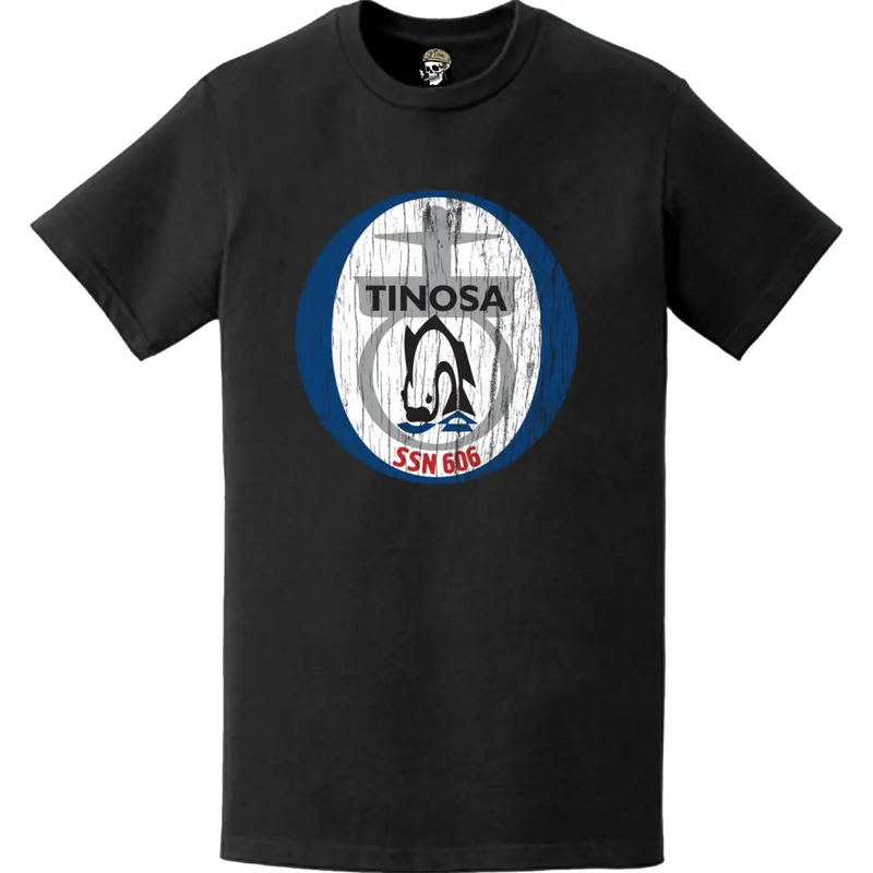 Distressed USS Tinosa (SSN-606) Logo T-Shirt