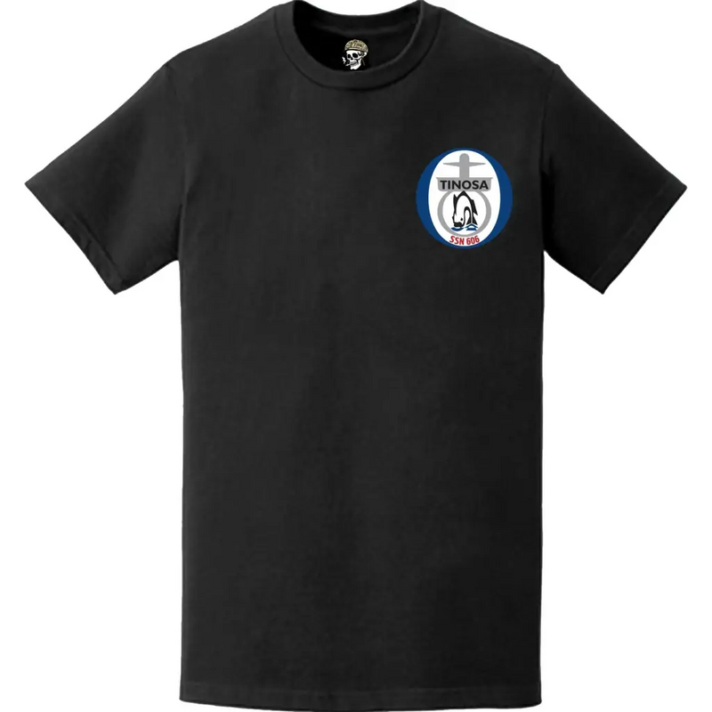 USS Tinosa (SSN-606) Left Chest Logo T-Shirt