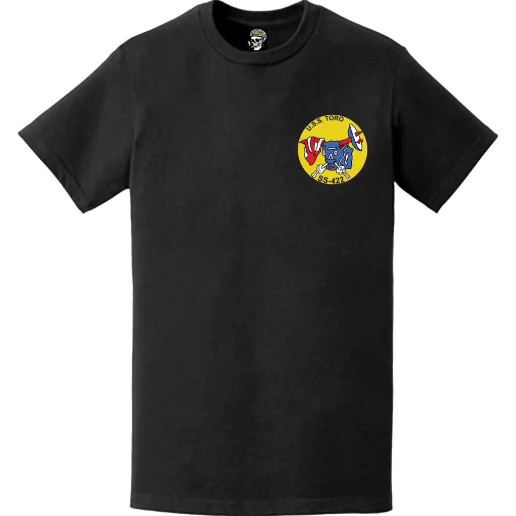 USS Toro (SS-422) Left Chest Logo Emblem T-Shirt Tactically Acquired   
