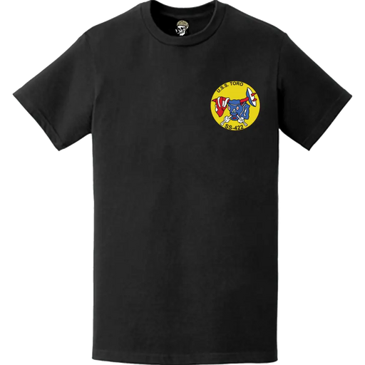 USS Toro (SS-422) Left Chest Logo Emblem T-Shirt Tactically Acquired   