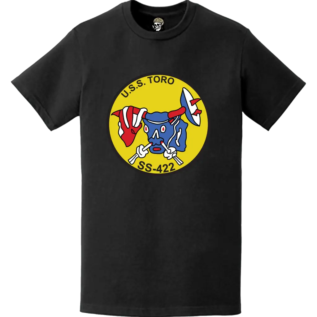 USS Toro (SS-422) Submarine Logo Emblem T-Shirt Tactically Acquired   