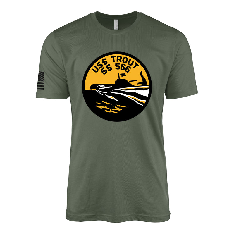 USS Trout (SS-566) Tang-Class Submarine T-Shirt