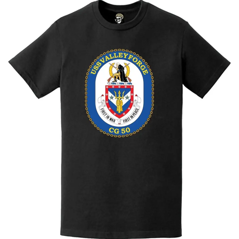 USS Valley Forge (CG-50) Ship's Crest Logo T-Shirt