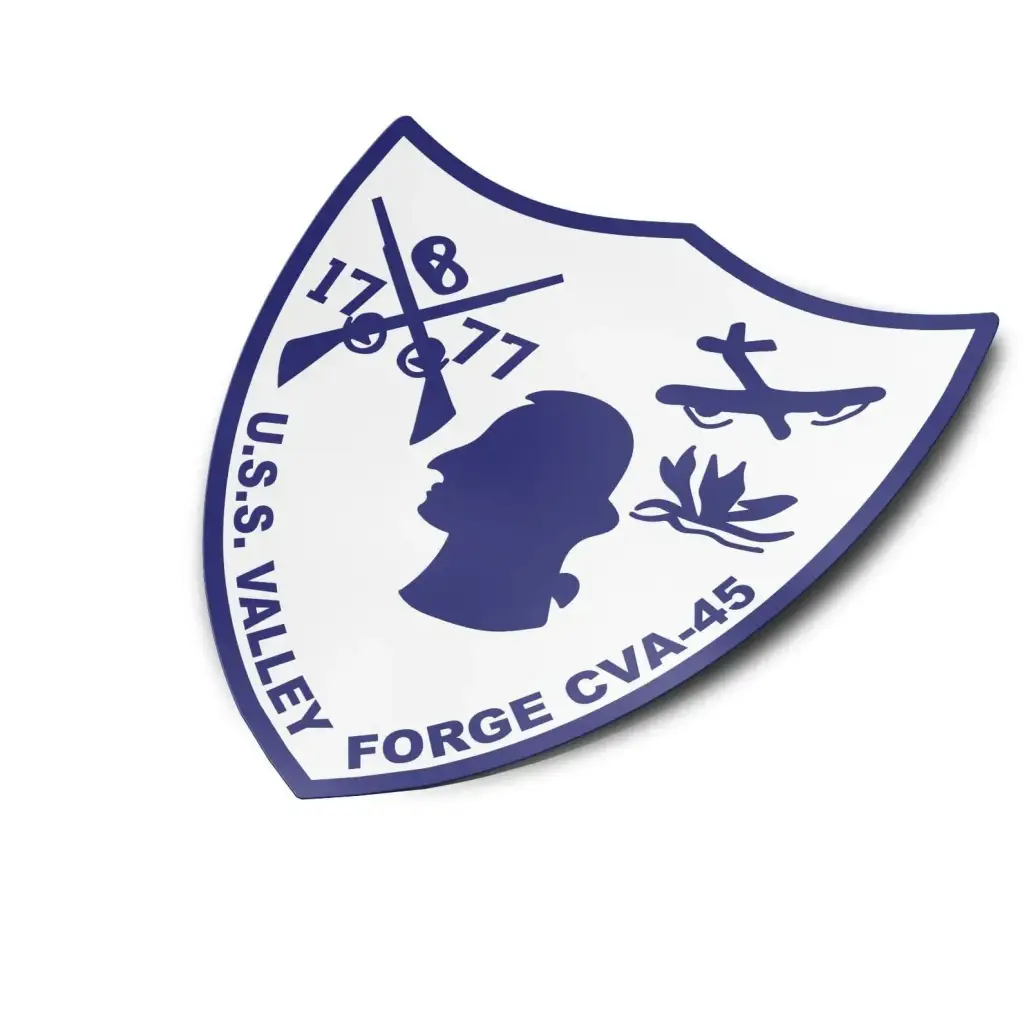 USS Valley Forge (CVA-45) Die-Cut Vinyl Sticker Decal Tactically Acquired   
