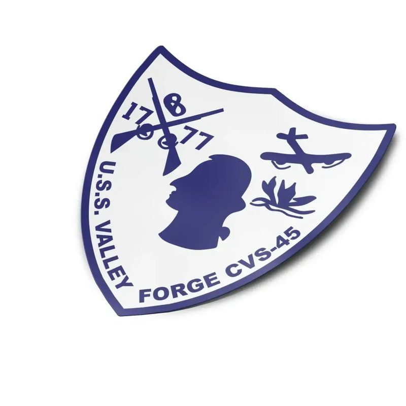 USS Valley Forge (CVS-45) Die-Cut Vinyl Sticker Decal