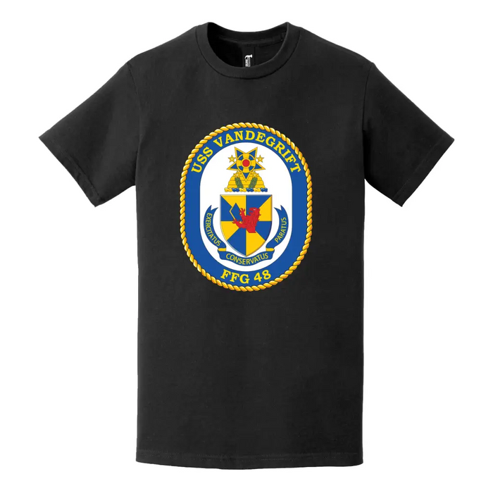 USS Vandergrift (FFG-48) Logo Emblem T-Shirt Tactically Acquired   