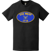 USS Wasp (CV-18) Aircraft Carrier T-Shirt Tactically Acquired   