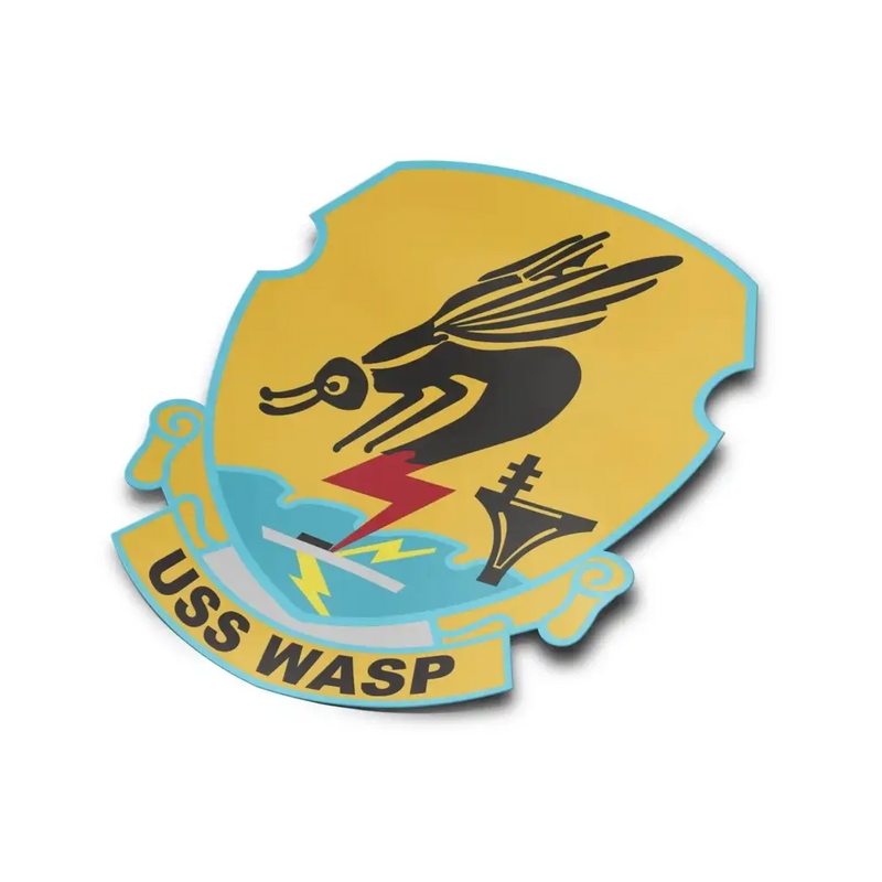 USS Wasp (CV-18) Die-Cut Vinyl Sticker Decal
