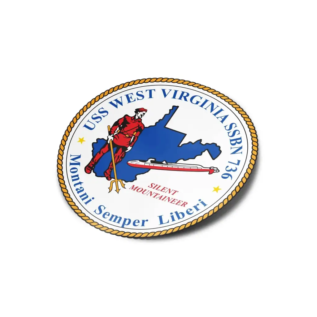 USS West Virginia (SSBN-736) Die-Cut Vinyl Sticker Decal Tactically Acquired   