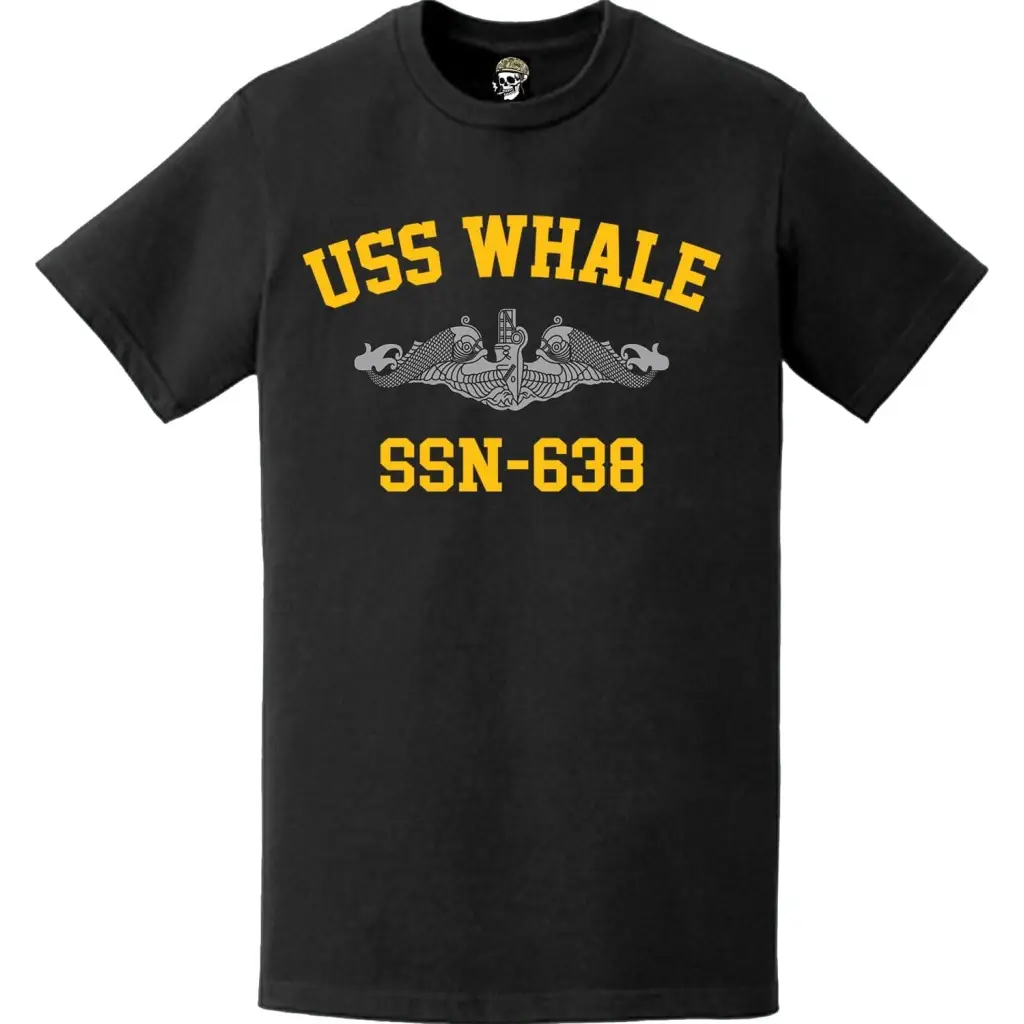 USS Whale (SSN-638) Submarine T-Shirt Tactically Acquired   