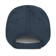 USS Wright (CVL-49) Ship's Crest Logo Embroidered Distressed Dad Hat Tactically Acquired   