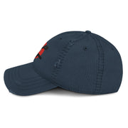 USS Yorktown (CV-5) Ship's Crest Logo Embroidered Distressed Dad Hat Tactically Acquired   