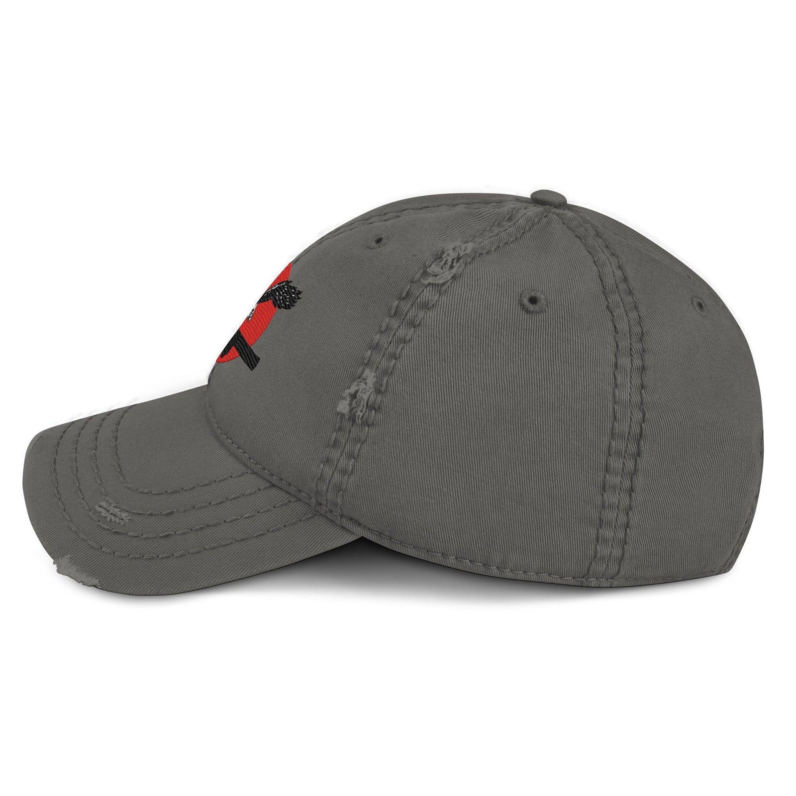 USS Yorktown (CV-5) Ship's Crest Logo Embroidered Distressed Dad Hat Tactically Acquired   