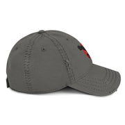 USS Yorktown (CV-5) Ship's Crest Logo Embroidered Distressed Dad Hat Tactically Acquired   