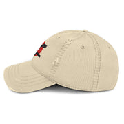 USS Yorktown (CV-5) Ship's Crest Logo Embroidered Distressed Dad Hat Tactically Acquired   