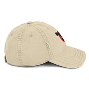 USS Yorktown (CV-5) Ship's Crest Logo Embroidered Distressed Dad Hat Tactically Acquired   