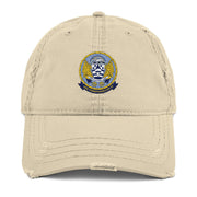 USS Yorktown (CVS-10) Embroidered Distressed Dad Hat Tactically Acquired Khaki  