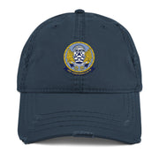 USS Yorktown (CVS-10) Embroidered Distressed Dad Hat Tactically Acquired Navy  