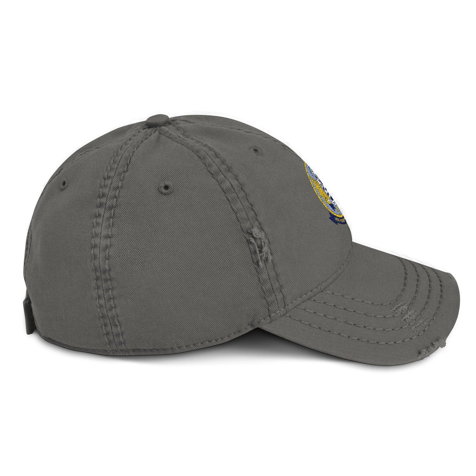 USS Yorktown (CVS-10) Embroidered Distressed Dad Hat Tactically Acquired   