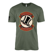 VFA-14 Tophatters Insignia T-Shirt - Military Green