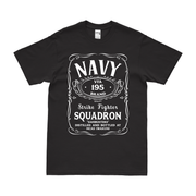 Strike Fighter Squadron 195 (VFA-195) Whiskey Label T-Shirt Tactically Acquired Small Black 
