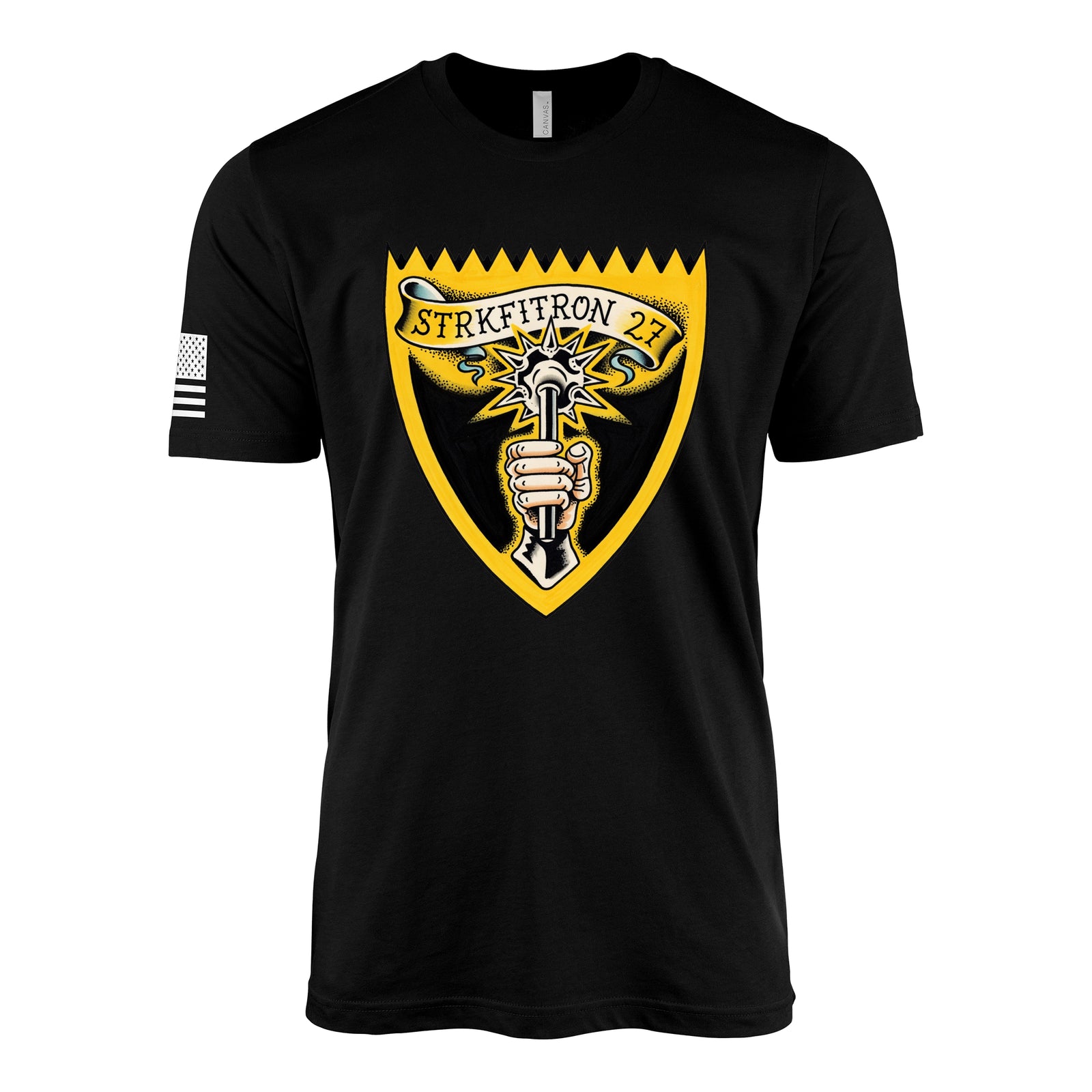 VFA-27 Royal Maces Insignia T-Shirt - Black