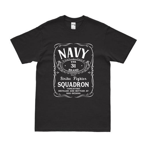 Strike Fighter Squadron 31 (VFA-31) Whiskey Label T-Shirt Tactically Acquired Small Black 