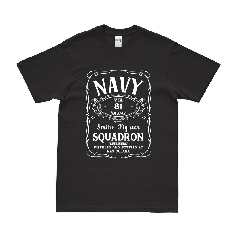 Strike Fighter Squadron 81 (VFA-81) Whiskey Label T-Shirt