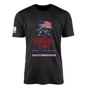 The Virginia Line - Steady Under Fire Continental Army Est. 1775 T-Shirt