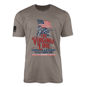 The Virginia Line - Steady Under Fire Continental Army Est. 1775 T-Shirt