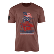 The Virginia Line - Steady Under Fire Continental Army Est. 1775 T-Shirt