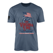 The Virginia Line - Steady Under Fire Continental Army Est. 1775 T-Shirt