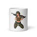 Yesi 240 Machine Gunner Pin-Up Girl Coffee Mug Tactically Acquired 15 oz