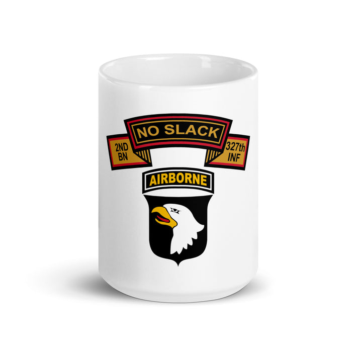 2-327 Infantry 'No Slack' 101st Airborne SSI Coffee Mug Tactically Acquired   