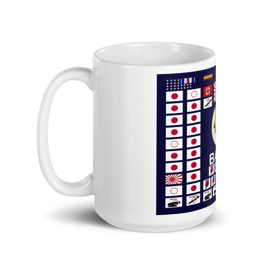 USS Barb SS-220 Battle Flag White Glossy Coffee Mug Tactically Acquired   